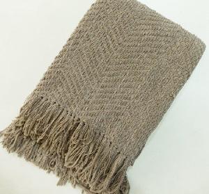 AW-Cotton Chennile Throw - 0040