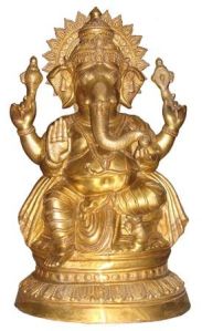 Brass Ganesh Statue