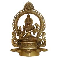 Brass Laxmi Statue