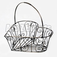 heart shaped wire baskets