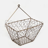 Wall Mounted Wire Basket