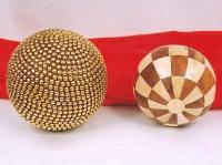 Brass & Wooden Balls