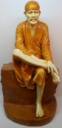 3 feet sai baba fiber statue