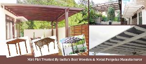 Pergolas Wood, Steel