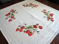 embroidered table linen