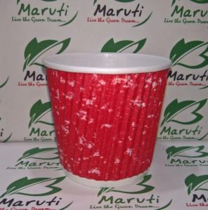 150ml Disposable Ripple Paper Cups