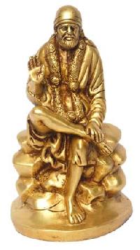 Brass Sai Baba Statue