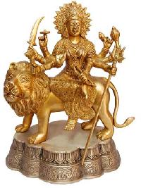 brass durga statues