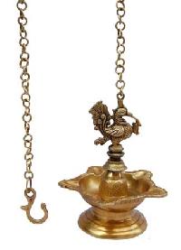 Brass Hanging Lamp