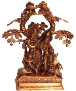 brass krishna statues