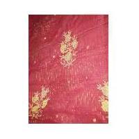 Hand Embroidered Cotton Saree