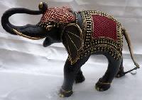 Colored Elephant Statue