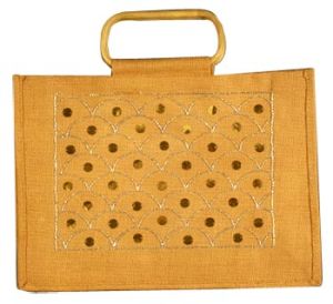 Jute Beaded Bag