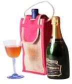 Jute Wine Bag