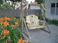 wooden garden decors