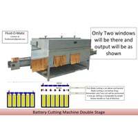 Double Stage Battery Cutting Machine