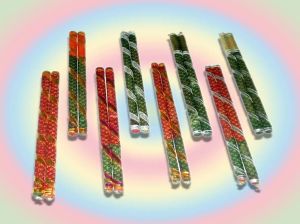 bandhani dandiya sticks