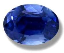 Oval Blue Sapphire Gemstone