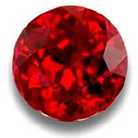 Round Shaped Ruby Gemstone