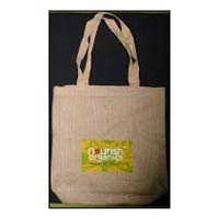 Jute Printed Unlaminated Shopping Bag