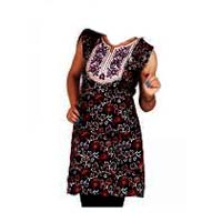 Black Sleeveless Kurti