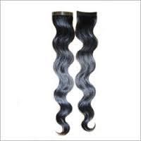 single drawn hand weft hair