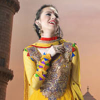 Anarkali Churidar Kameez with Dupatta