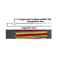 Single Notch Plastic Lollipop Sticks