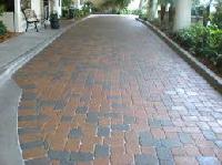 interlocking brick pavers