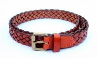 hand woven leather belts