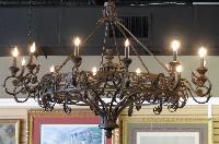 wrought iron chandeliers