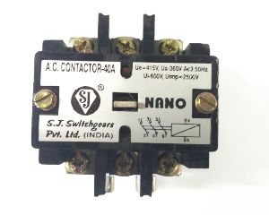 M.H.D.3 AC CONTACTOR 3 POLE UPTO 40A