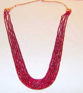 Ruby Gemstone Necklace