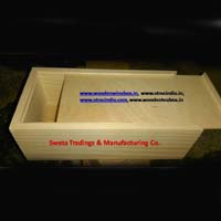 Slid lid wooden boxes