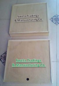 Slide lid wood box