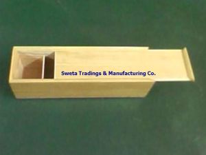 Sliding Lid Wood Box