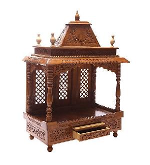 Shilpi Handcrafted Wooden Sheesham Temple