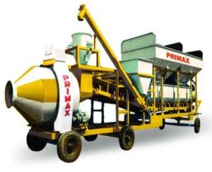 Mobile Batching Plant With Reversible Mixer