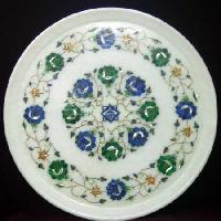 Marble Plates in round shape