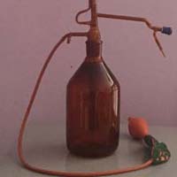 Automatic burette 50 ml amber colors