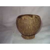 Coconut Shell Mug Natural Finish