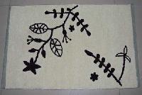 Embroidered Chenille Rug 02