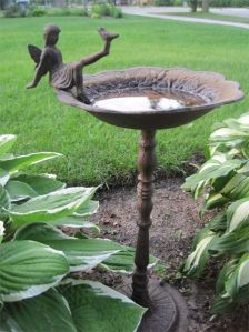 Metal Bird Bath