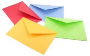 Colored Envelopes