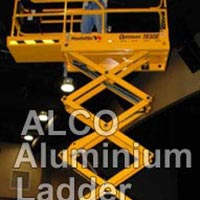 Scissor Lift Work Platform AC Operated with CANTI LEVER