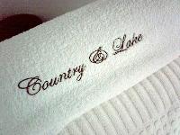 Embroidered Cotton Terry Towels