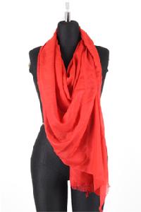 Blood Red Cashmere Stole