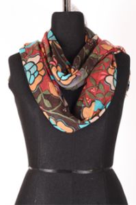 Classic silk wool scarf