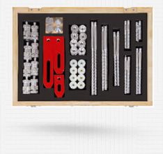 CMM CLAMPING KIT - 62 PIECE (WITH ALUMINIUM / PLASTIC ELEMENTS) MODEL CMMCK - 62