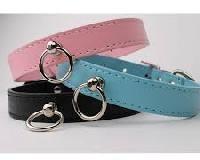 faux leather collars